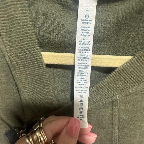 Lululemon Mula Bundle Wrap Asymmetrical Zip Jacket Size 4 - Picture 3 of 5